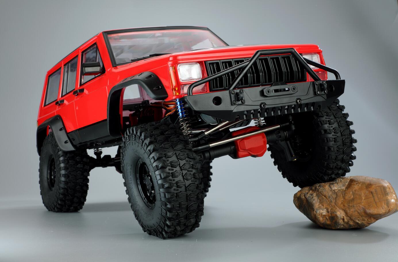 Running Gear Box - Axing RCクローラー、チェロキーロッククローラーRTR、313mmホイールベース、ハイ/ロースピードギア、デフロック対応、すぐに走行可能