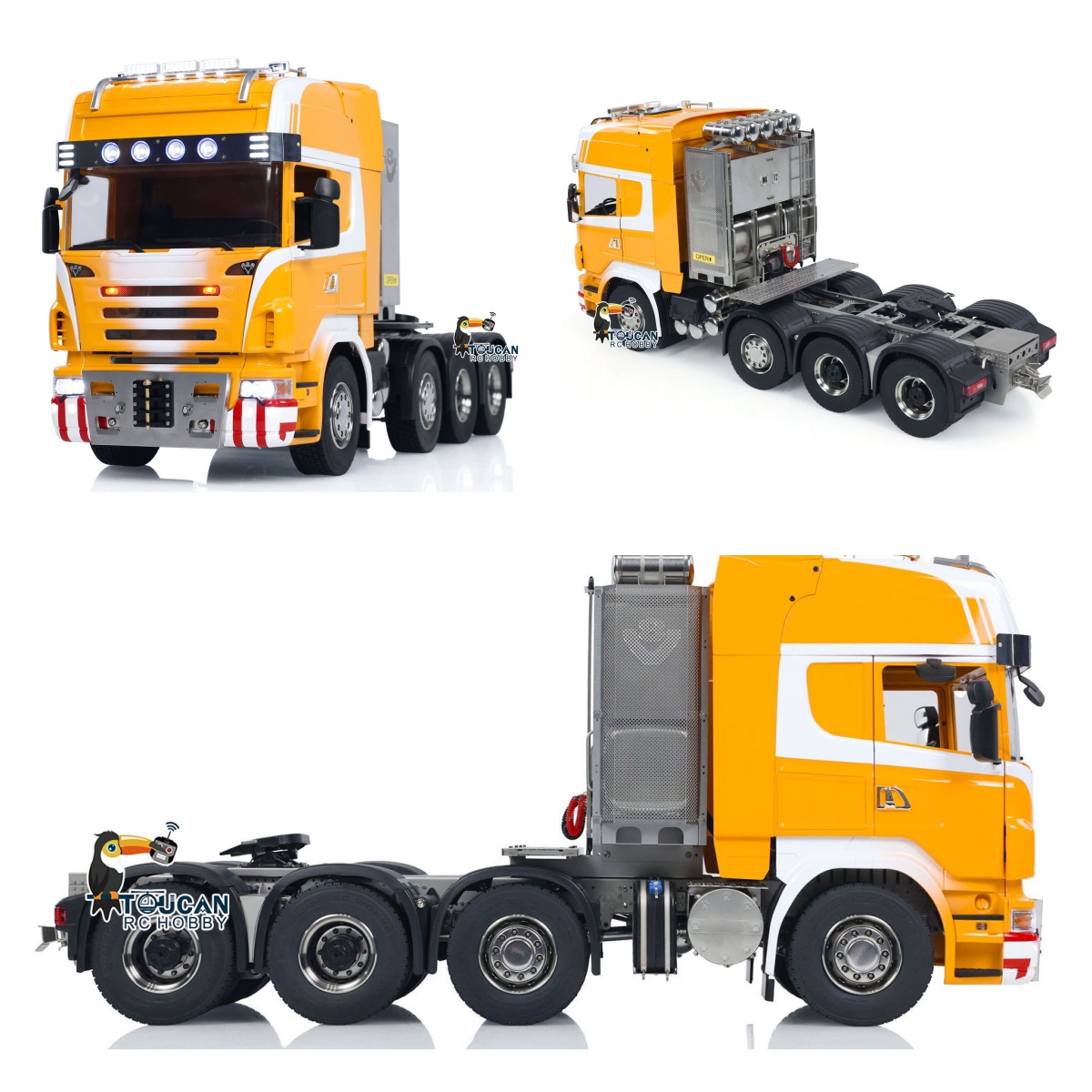 Running Gear Box - おもちゃ 1/14 8x8 R620 RCトラクタートラック メタル