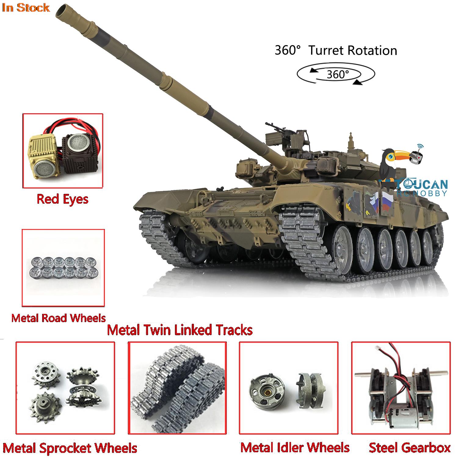 Running Gear Box - ヘンロン 1/16 7.0 T90 ラジコン戦車 3938