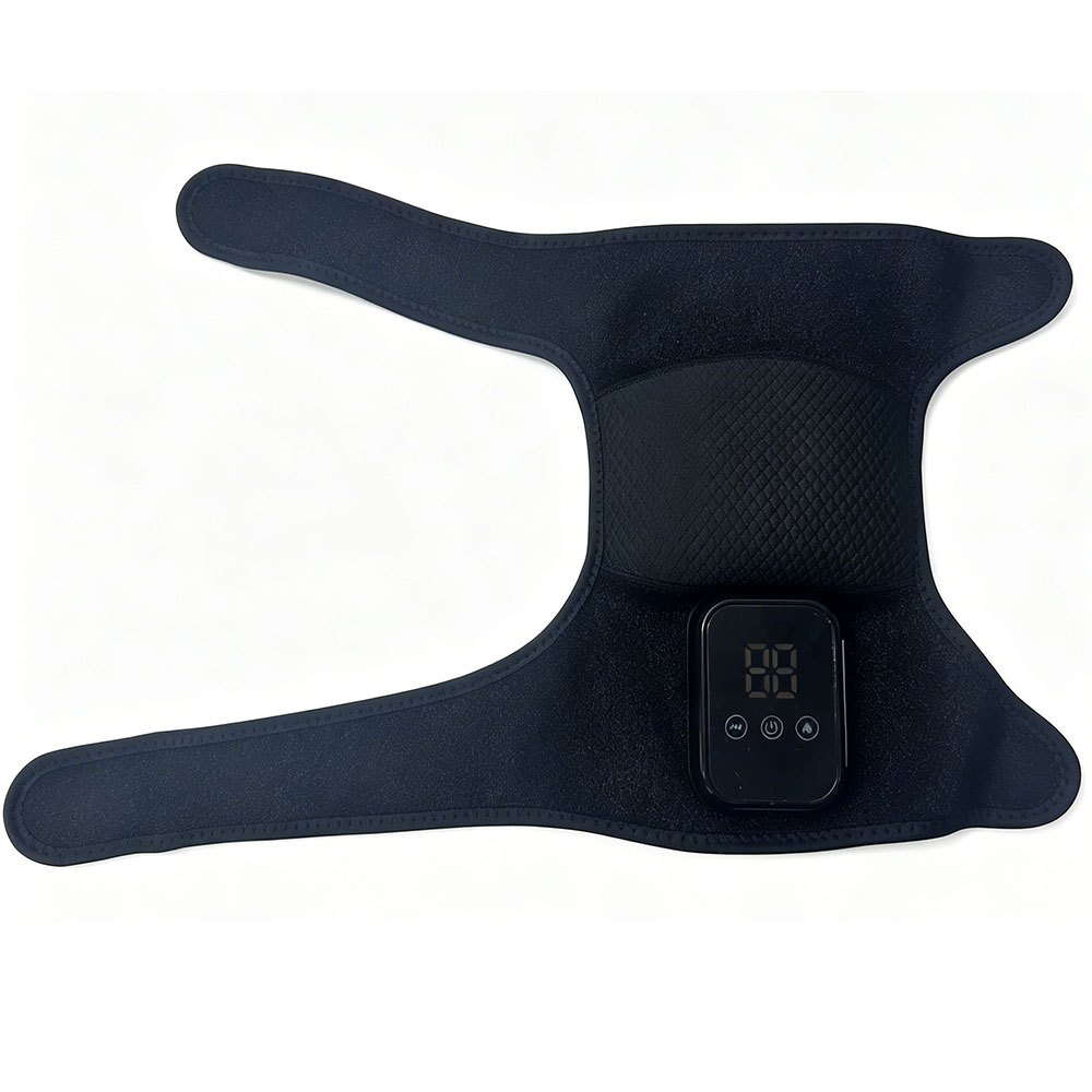 Knee Support Brace - 電気加熱式膝マッサージ器、3モード振動膝マッサージ筋肉弛緩、膝保護サポートブレースベルト