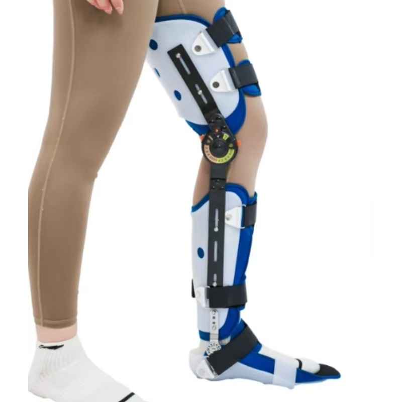 Knee Support Brace - 膝装具サポート関節安定化装置足首足装具ブレース股関節固定歩行ブーツ膝リハビリテーション機器