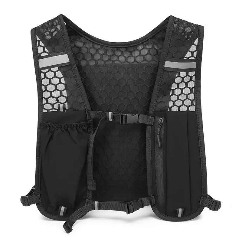 Running Gear For Your Phone - 反射素材の軽量ランニングベスト、サイクリング＆スポーツ用、ハイドレーションチェストパック、スマホ収納ポケット付き、アウトドアギア