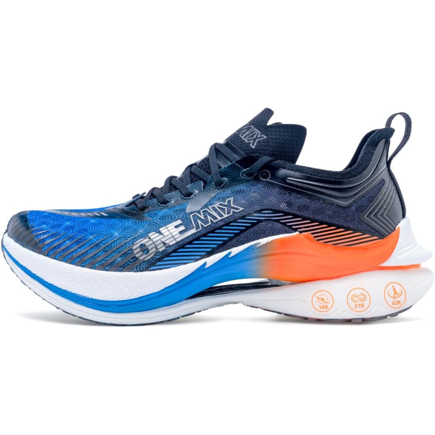 Running Z - ONEMIX T700 カーボンプレートマラソンランニングレーシングシューズメンズプロフェッショナル安定サポートオルトショックリリーフ超軽量リバウンドスニーカー