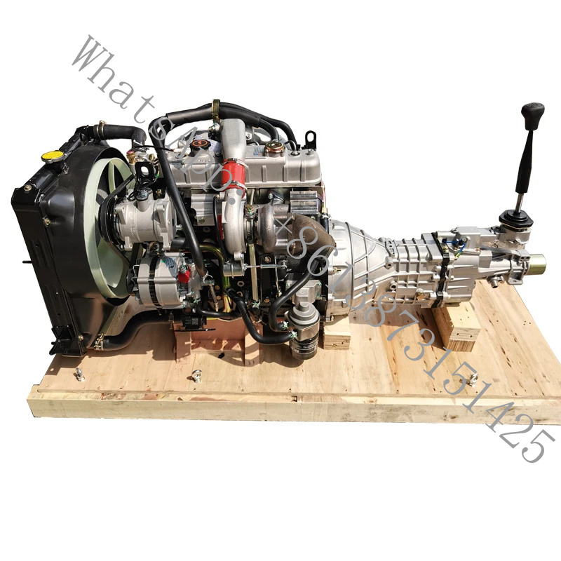 Running Gear Box - 適合済みGL%テスト済みランイン済み4JB1Tエンジン（ギアボックス付き）2.8L 68KW-新型4*2ピックアップSUV