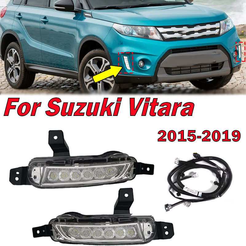 Running Gear Accessories - スズキVitara 2015-2019のフロントバンパー,車のフロントバンパー,Dlバンパー,ワイヤー,ハーネススーツ,カーアクセサリー,新しいコレクション