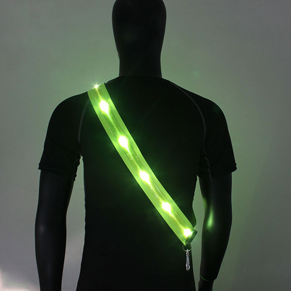 LED ランニングベルト充電式イルミネーションショルダースト - Running Gear Night のレビューと価格