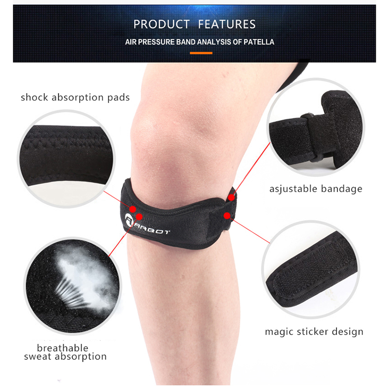 1 ピース膝膝蓋骨腱膝サポートストラップブレース調節可能な衝 - Knee Support Brace のレビューと価格