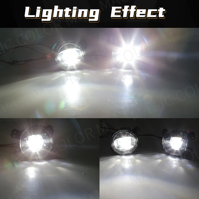 LEDフォグライト,フロントバンパー,車のアクセサリー,jl - Running Gear Accessories のレビューと価格