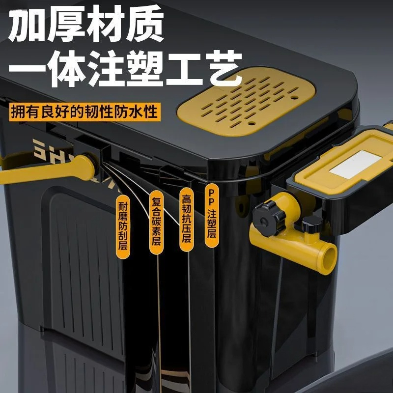 # キャンプに最適、高速釣り用バケツ、小型釣り箱、座れるデザ - Running Gear Box のレビューと価格