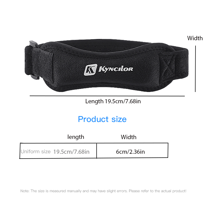 2個入り調節可能な膝蓋骨サポートストラップ、ランニング、バス - Knee Support Brace のレビューと価格