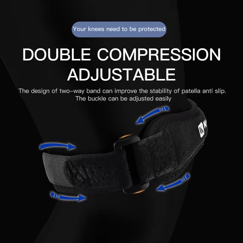 屋外スポーツ用膝パッド 膝蓋骨腱サポートブレース 調整可能  - Knee Support Brace のレビューと価格