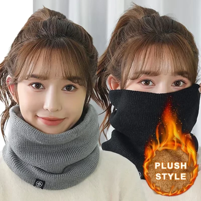 人気のファッショナブルなニットネックウォーマー、多用途フェイ - Running Gear To Keep Warm のレビューと価格