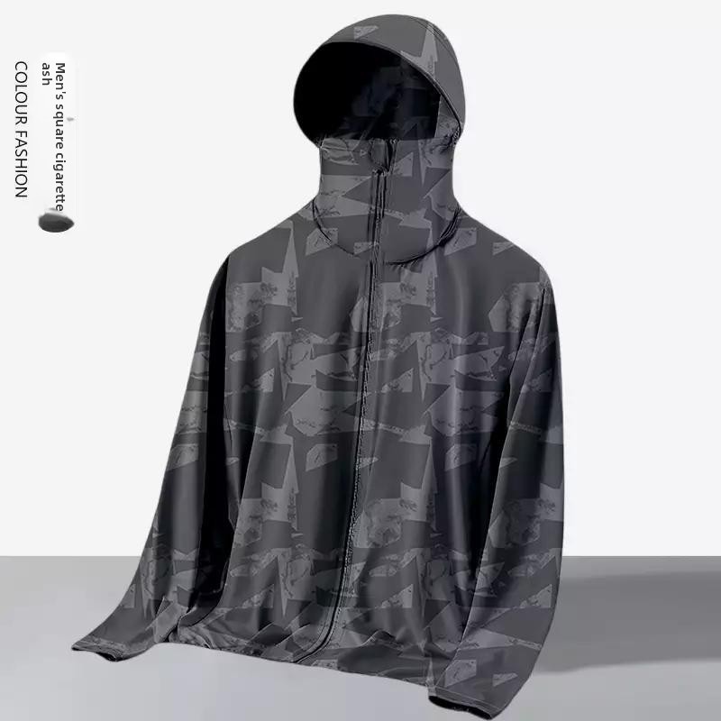 ユニセックス サマー ルーズフィット フード付き アウトドア - Reflective Running Jacket のレビューと価格