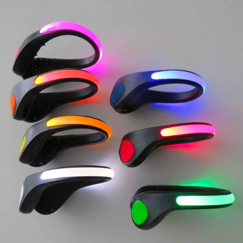 新しい発光シューズクリップライト LED安全警告灯 アウトド - Running Gear Night のレビューと価格