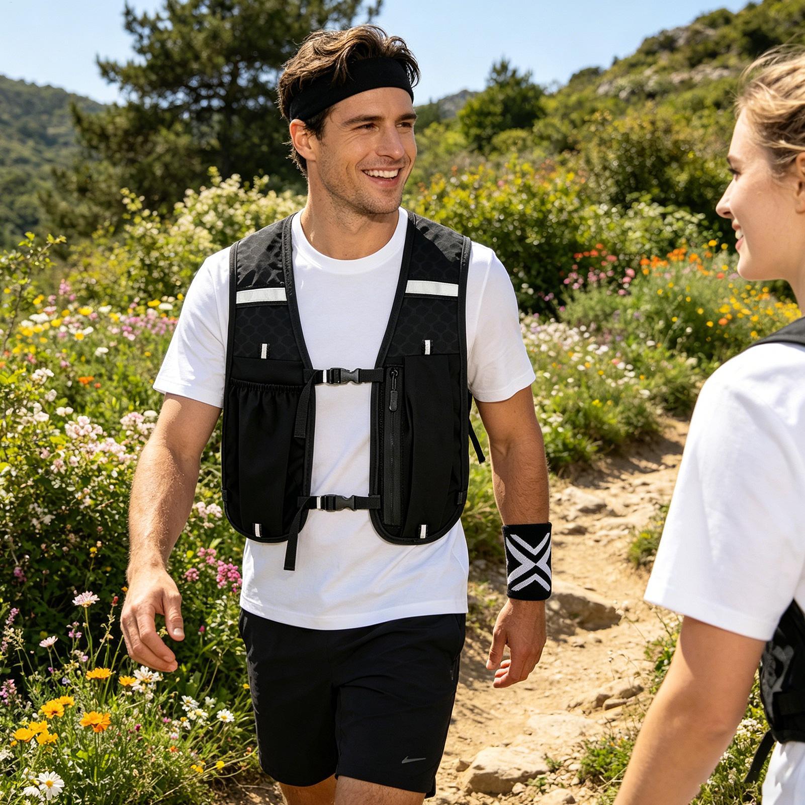 ナイトランニングベスト スポーツギア ヘッドバンドとリストバ - Running Gear Night のレビューと価格
