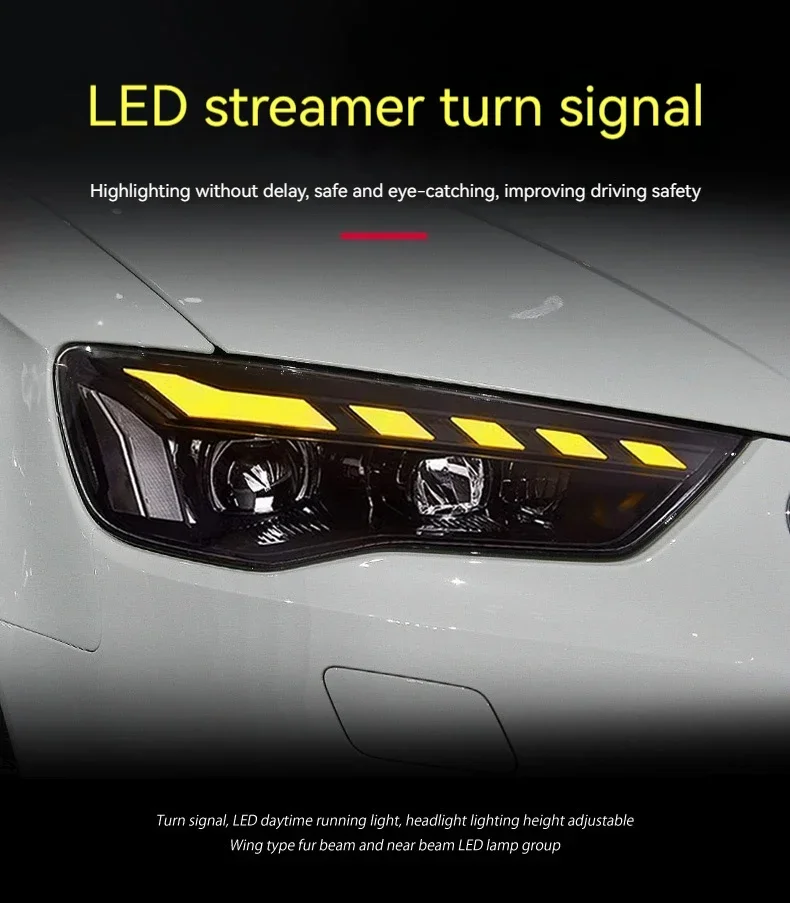 FTカーライト アウディA3ヘッドライト 2013-2020 - Running Headlamp Led のレビューと価格