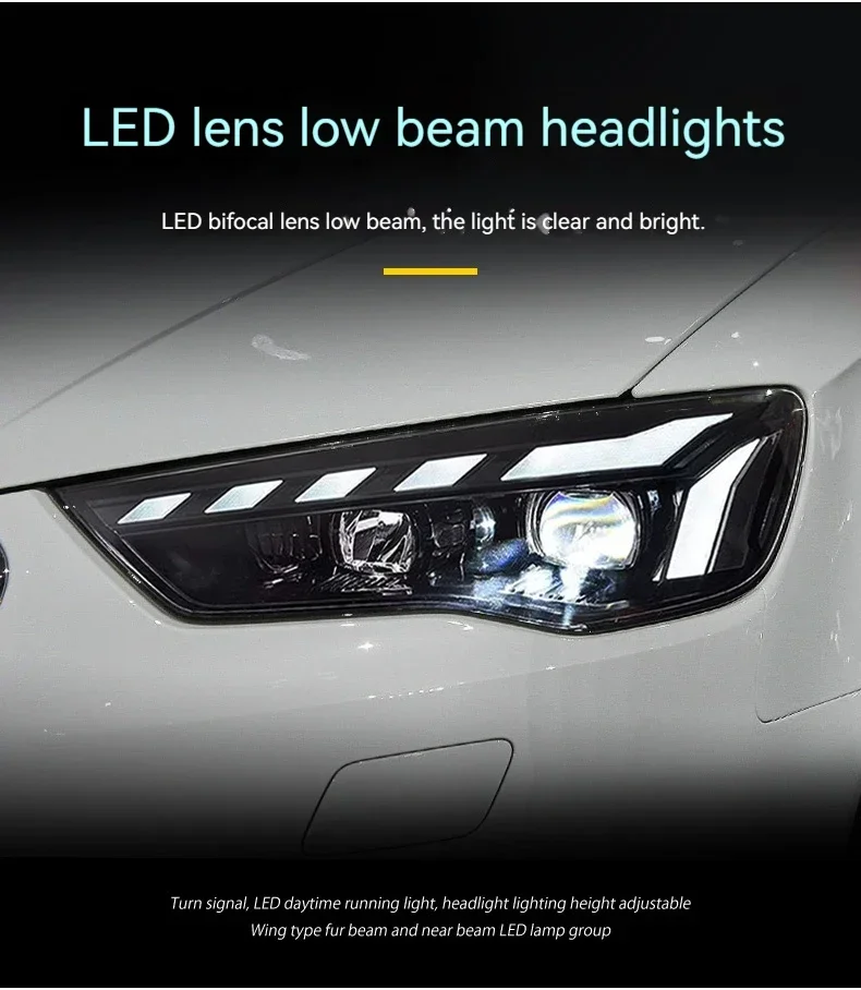 FTカーライト アウディA3ヘッドライト 2013-2020 - Running Headlamp Led のレビューと価格