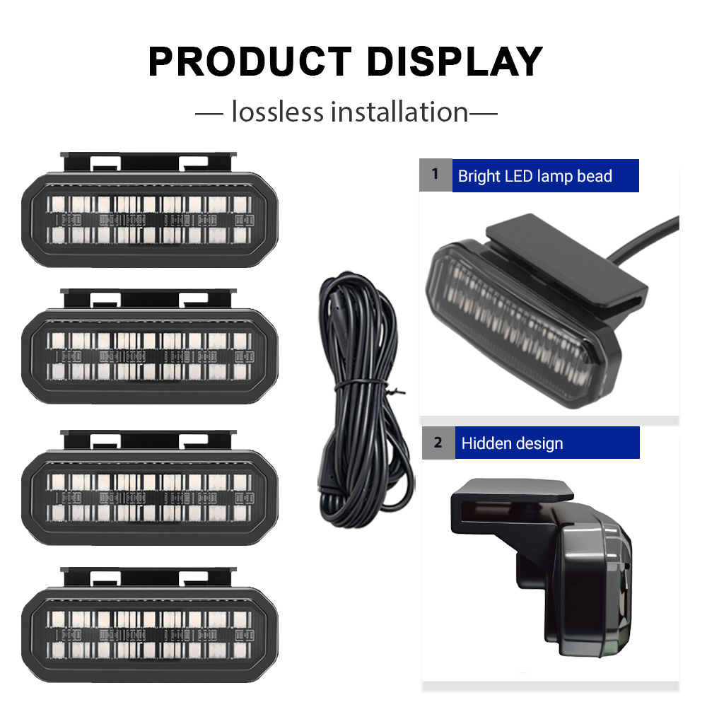 フロンティアPRO-4X用LEDカーフロントグリル照明ユニバ - Running Gear Accessories のレビューと価格