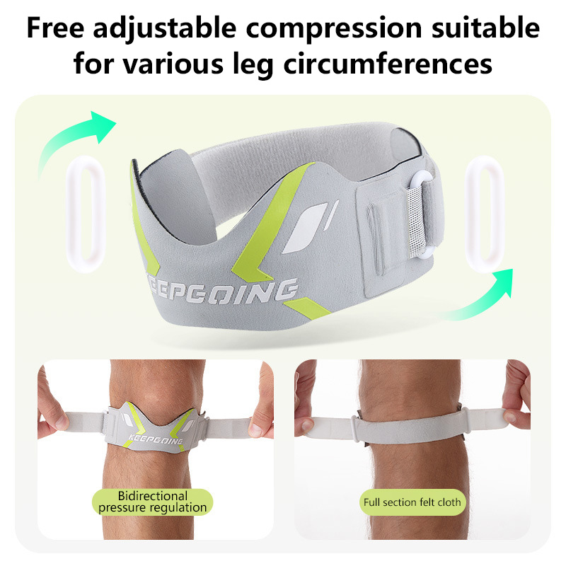 調整可能な膝蓋骨サポーター、ランニング、バスケットボール、ハ - Knee Support Brace のレビューと価格