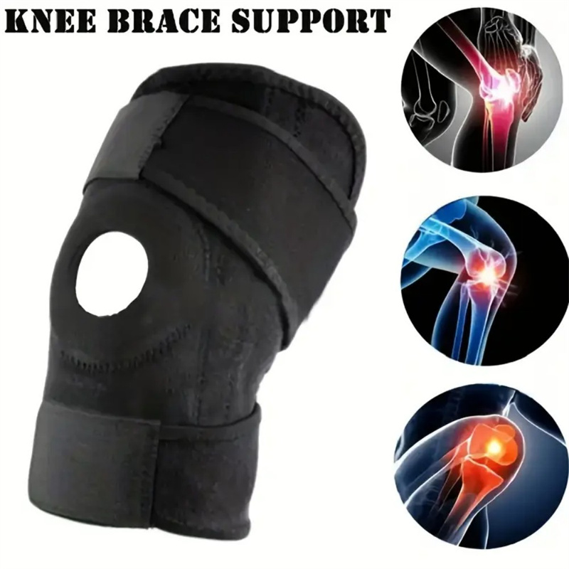 1pc 通気性調節可能な膝ブレース整形外科膝パッド膝ブレース - Knee Support Brace のレビューと価格