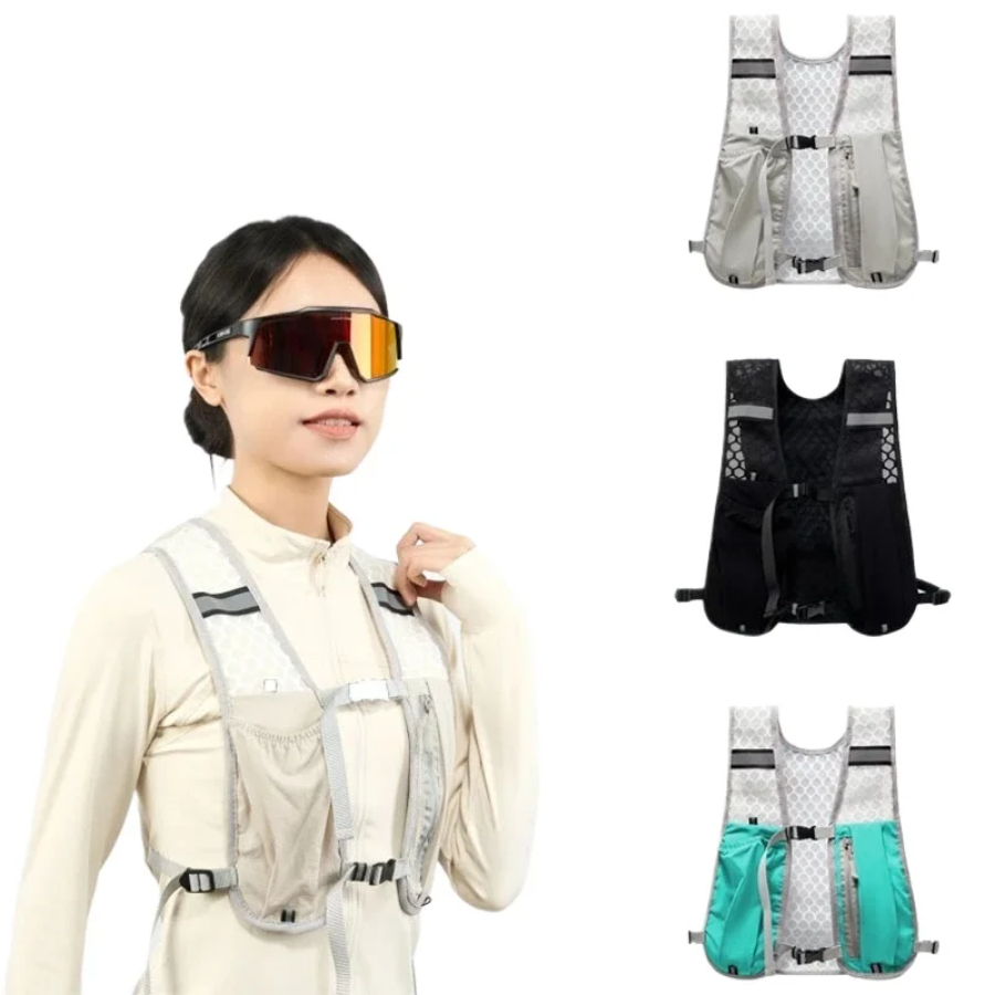 2025年新型 サイクリング ランニング 収納ベスト 軽量  - Reflective Running Jacket のレビューと価格