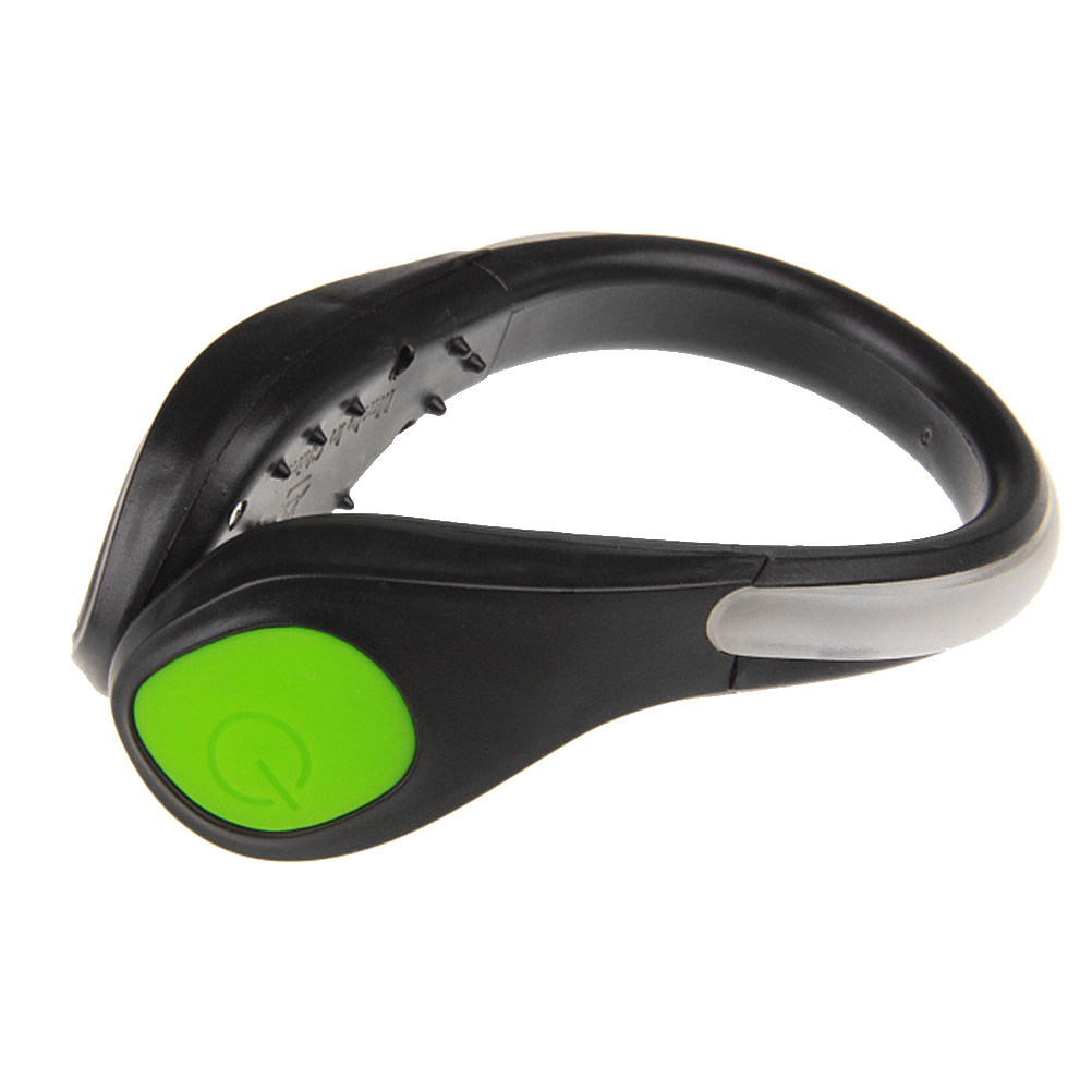 1 個 LED フラッシュシューズクリップグリーン明るい安全 - Running Gear Night のレビューと価格