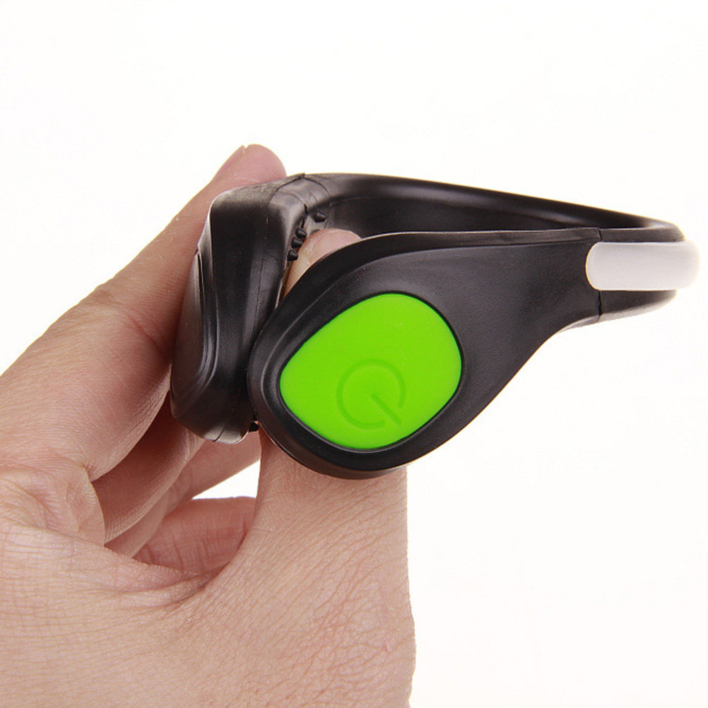 1 個 LED フラッシュシューズクリップグリーン明るい安全 - Running Gear Night のレビューと価格