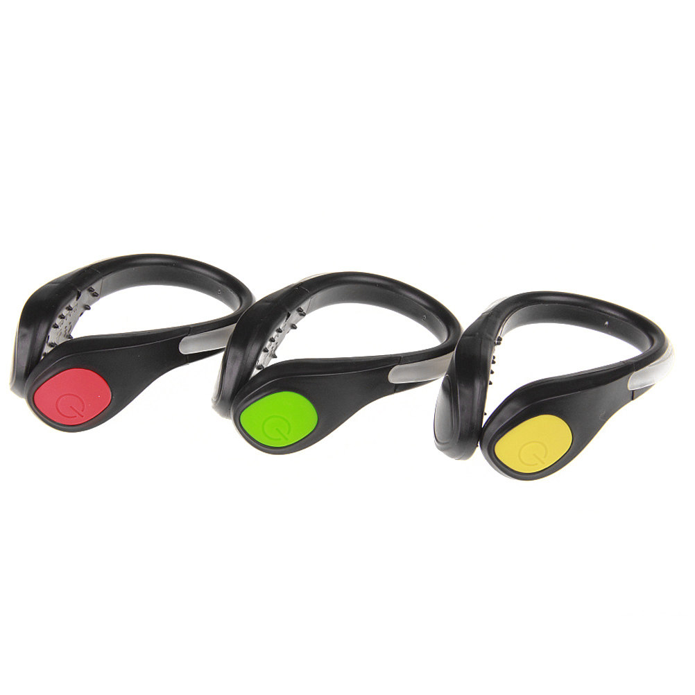 1 個 LED フラッシュシューズクリップグリーン明るい安全 - Running Gear Night のレビューと価格
