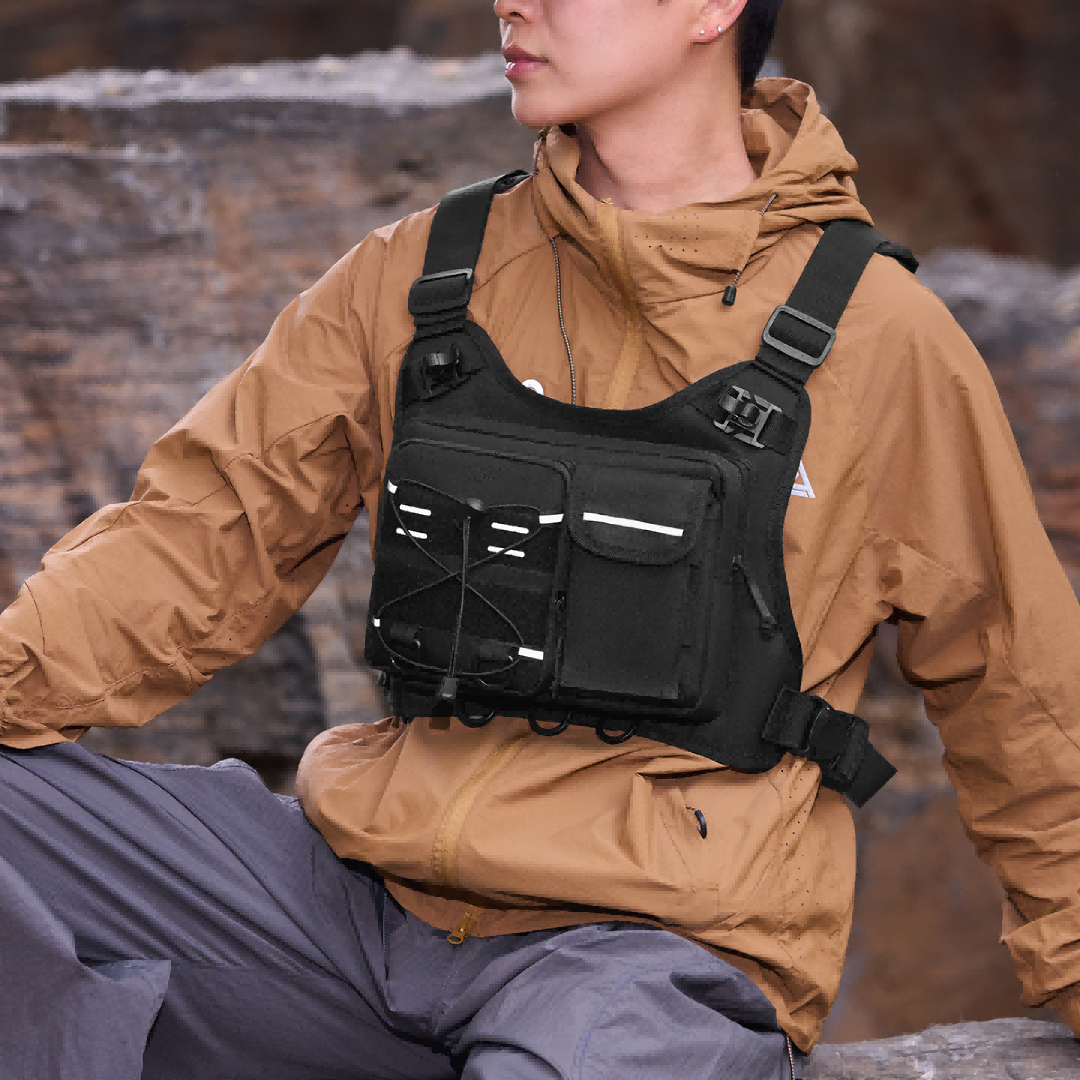 多機能チェストパックタクティカルベスト男性用ハイドレーション - Running Gear Box のレビューと価格