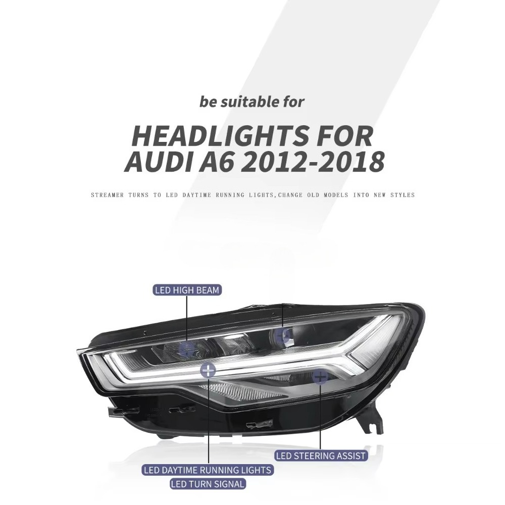 A6 C7 A6L 2012-2018 アップグレードヘッド - Running Headlamp Led のレビューと価格